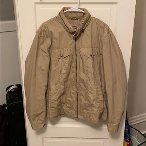 Levi’s Moto jacket with stow-away hood